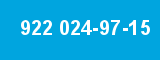 922 024-97-15